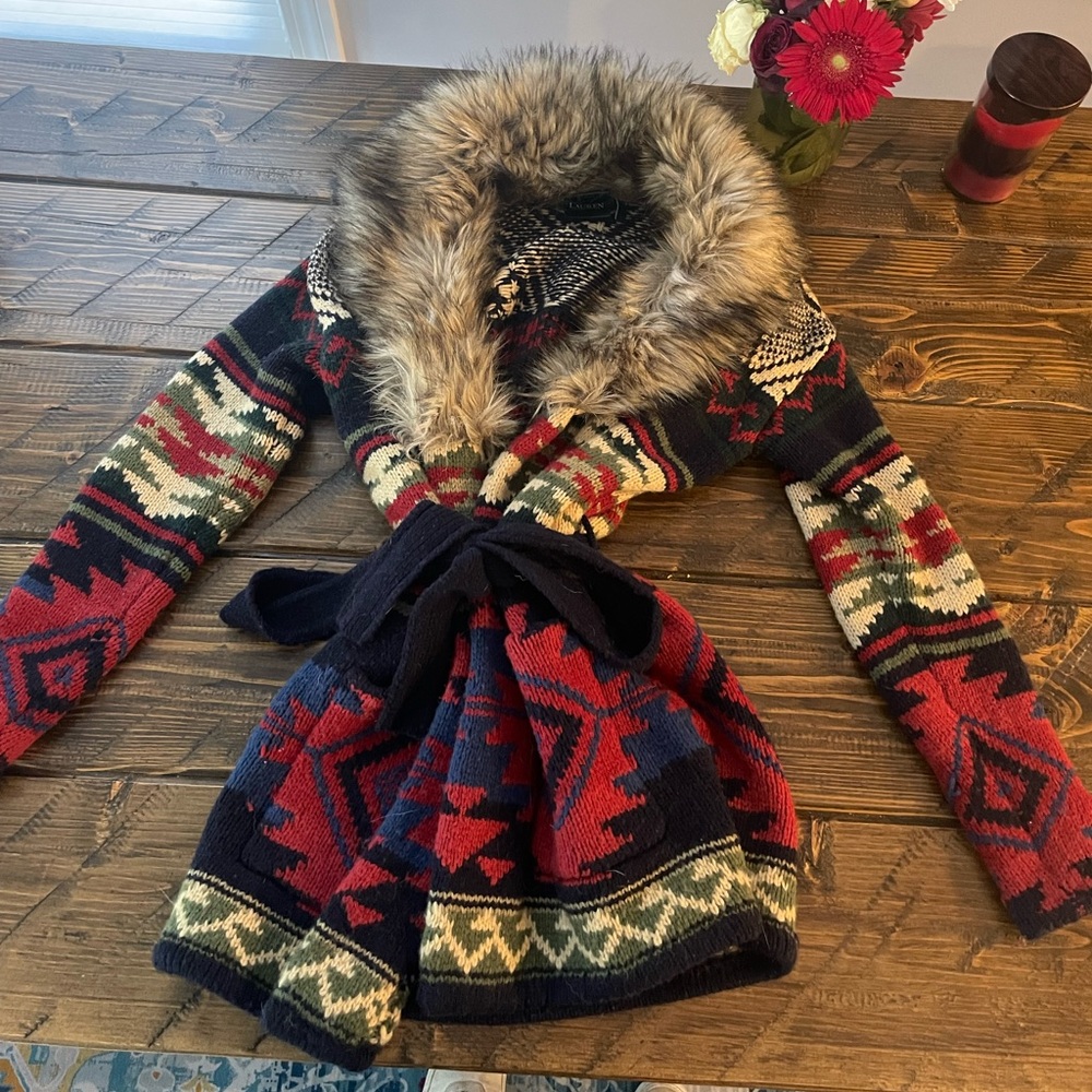 Polo Ralph Lauren long thick winter sweater